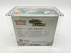 Pokemon TCG: Sun & Moon Cosmic Eclipse Booster Box Sealed in Acrylic Case - Image 2
