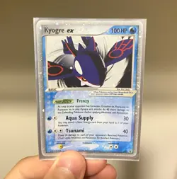 The Pokemon Company Kyogre ex 037 Nintendo Promo Holo Eng Send Offer has 1 swirl - Image 1