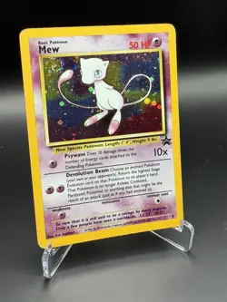 SWIRL💫 - Mew Holo Black Star Promo #9 Pokemon TCG Vintage WOTC Promo - SWIRL - Image 1