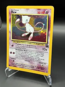 SWIRL💫 - Mew Holo Black Star Promo #9 Pokemon TCG Vintage WOTC Promo - SWIRL - Image 3