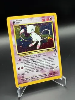 SWIRL💫 - Mew Holo Black Star Promo #9 Pokemon TCG Vintage WOTC Promo - SWIRL - Image 5
