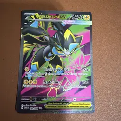 Pokemon TCG Mega Zeraora EX Ultra Rare Full Art Holo Pitch Black 098/084 - Image 1