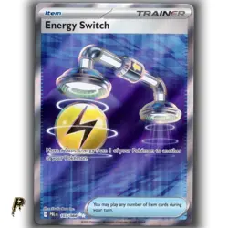 Pokemon Pitch Black Energy Switch 107/084 Full Art Ultra Rare Holo Card NM - Image 1