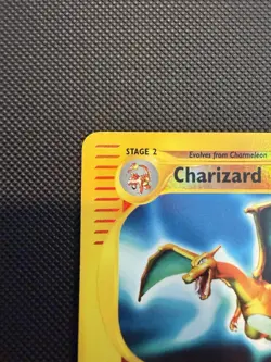 Pokemon TCG Charizard 40/165 Expedition Base Set Reverse Holo Rare MP - Image 3