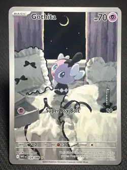 Pokemon TCG White Flare 124/086 Gothita Illustration Rare - NM - Image 1