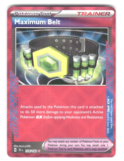 Maximum Belt 154/162 Temporal Forces Ace Spec Pokemon TCG - Image 1