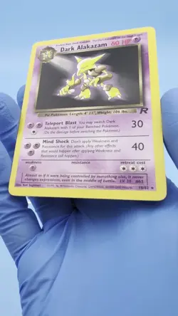 Dark Alakazam 18/82 Regular - Rare - Pokemon Team Rocket - LP - See Video - Image 2