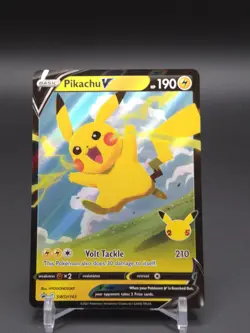 Pokemon Pikachu V SWSH143 SWSH Sword & Shield Promo Holo English 190 HP - Image 1