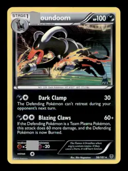 HOUNDOOM 56/101 HOLO RARE PLASMA BLAST NM/M - Image 1