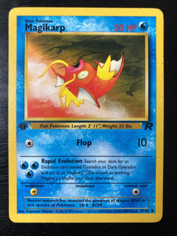Pokemon Non-Holo Team Rocket 1st Edition Magikarp 47/82 Excellent Condition. - Image 1