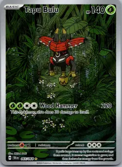 TAPU BULU 065/064 ILLUSTRATION RARE SHROUDED FABLE POKEMON NM - Image 1