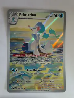 Primarina 88/84 ME: Pitch Black Holo Illustration Rare Full Art 2026 NM - Image 1