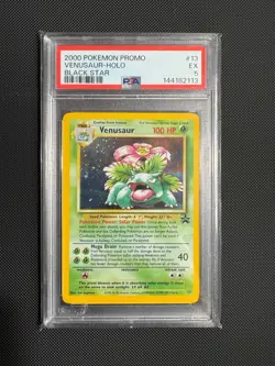 Pokemon TCG Wotc Venusaur Holo Promo 13 Psa 5 - Image 1