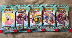 Pokemon Journey Together Sleeved Booster Pack (LOT OF 5) - Image 1