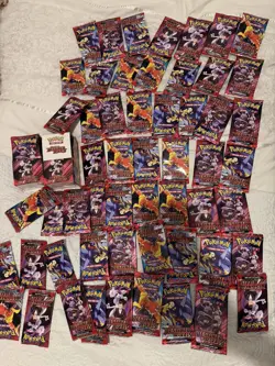 91 Pokemon TCG Destined Rivals loose Packs - New Sealed Loose packs - Image 2