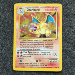 Wizards Pokemon TCG Base Set Charizard 4/102 Holo Rare 1999 English 120HP - Image 1