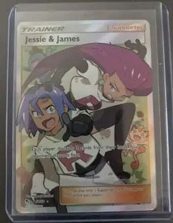 The Pokemon Company Pokemon TCG Hidden Fates Jessie & James 68/68 Holo Full Art - Image 1