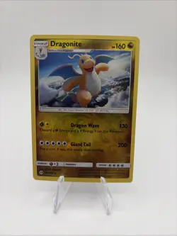 POKEMON DRAGONITE 96/149 REVERSE HOLO SM BASE SET LP - Image 1