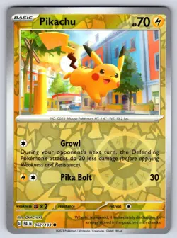 Pikachu - 062/193 Paldea Evolved - Reverse Holo - Common - NM/M - Pokemon - Image 1