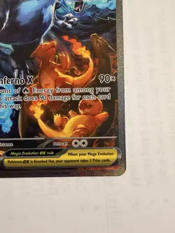 Mega Charizard X EX 125/108 Evolutions Holo Rare 360 HP Pokemon TCG - Image 3