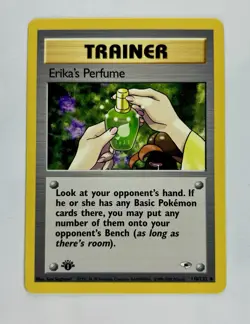 Erika's Perfume 2000 Pokemon Gym Heroes 1st Edition Uncommon #110/132 * NM - Image 1