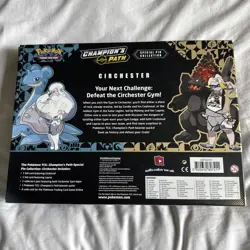 Pokemon TCG: CHAMPION'S PATH Special Pin COLLECTION Box Circhester 5 Packs NEW - Image 2