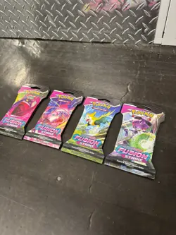 ✨Pokemon TCG Fusion Strike 4x Sleeved Booster Pack - Full Art Set (Sealed) MINT✨ - Image 1