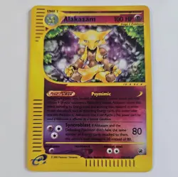 Pokemon Expedition Reverse Holo Foil Alakazam 33/165 - Image 1