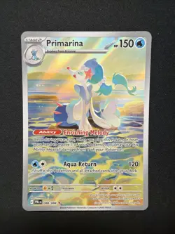 Pokemon Pitch Black Primarina Illustration Rare 88/84 NM - Image 1