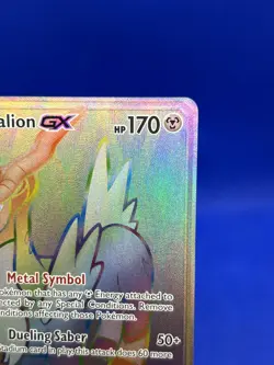 Pokemon Sun & Moon Team Up Cobalion GX 189/181 Rainbow Secret Rare NM/LP - Image 5