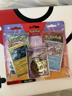 Pokemon Tcg Blister 3 Promo Pack With Swirl - Image 1