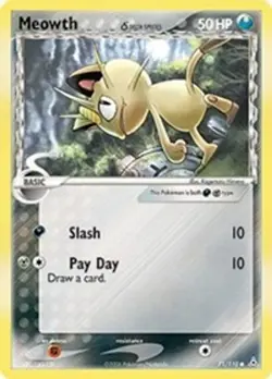 Meowth (Delta Species) 71/110 Holon Phantoms NM - Image 1
