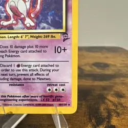Pokemon Base Set 2 Mewtwo 10/130 Holo Rare Eng 60 HP Basic Psychic 2000 DM - Image 4