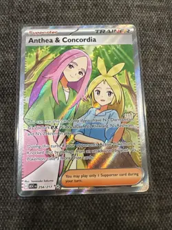 Anthea & Concordia 254/217 Ultra Rare Pokemon Ascended Heroes Holo English NM - Image 1