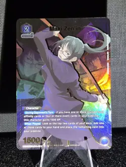 Bandai Union Arena Maki Zen'in SR Holo Jujutsu Kaisen UE03BT/JJK-1-050 - Image 1