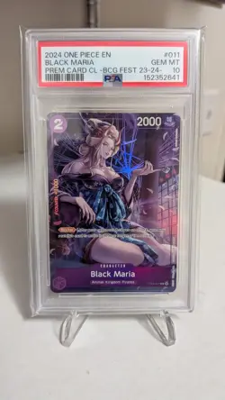 PSA 10 Black Maria ST04-011 Bandai Card Fest 23-24 Promo One Piece - Image 1