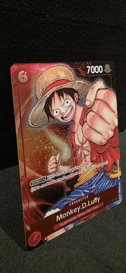 Monkey.D.Luffy Promo Foil P-001 Premium Card Collection Game Fest 23-24 OP PR - Image 2