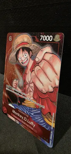 Monkey.D.Luffy Promo Foil P-001 Premium Card Collection Game Fest 23-24 OP PR - Image 3
