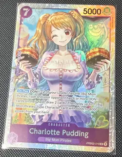 Charlotte Pudding PRB02-010 SR One Piece TCG - Image 1