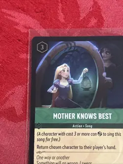 FOIL Disney Lorcana First Chapter - Mother Knows Best - 95/204 FOIL - Image 3