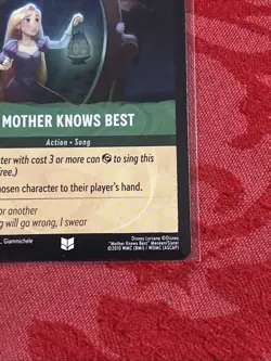 FOIL Disney Lorcana First Chapter - Mother Knows Best - 95/204 FOIL - Image 5