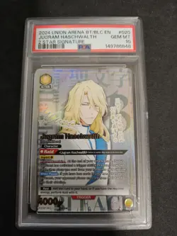 2024 Union Arena Bleach 2 Star Signature Jugram Haschwalth #20 PSA 10 GEM MINT - Image 1