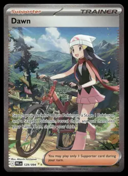 Pokemon Cards Dawn 129/094 Holo Phantasmal Flames SIR NM *2 - Image 1