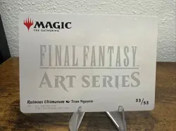 Ruinous Ultimatum Art Card (Gold-Stamped Signature) - Art Series: FINAL FANTASY - Image 3