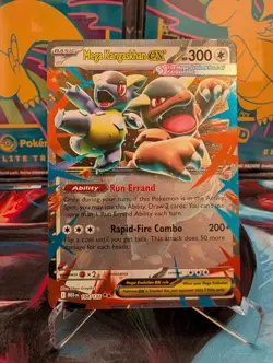 Pokemon TCG Mega Kangaskhan EX Double Rare Card 104/132 Mega Evolution - Image 1