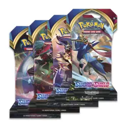 10 Pokemon TCG: Sword & Shield Sleeved Booster Pack (10 Cards) 820650826528 - Image 1