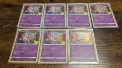 Pokemon TCG Mew SWSH151 Basic Regular 7-Card Lot 2021 - Image 1