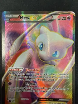 POKEMON MEW EX DRAGONS EXALTED FULL ART HOLO CARD - Image 3