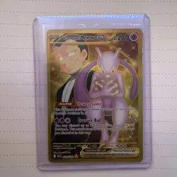 Pokemon TCG Mewtwo EX Team Rockets Hyper Rare Card 240/182 Destined Rivals - Image 1