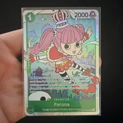 Bandai Perona OP12-034 SR Holo Special Character Card One Piece Card Game - Image 1